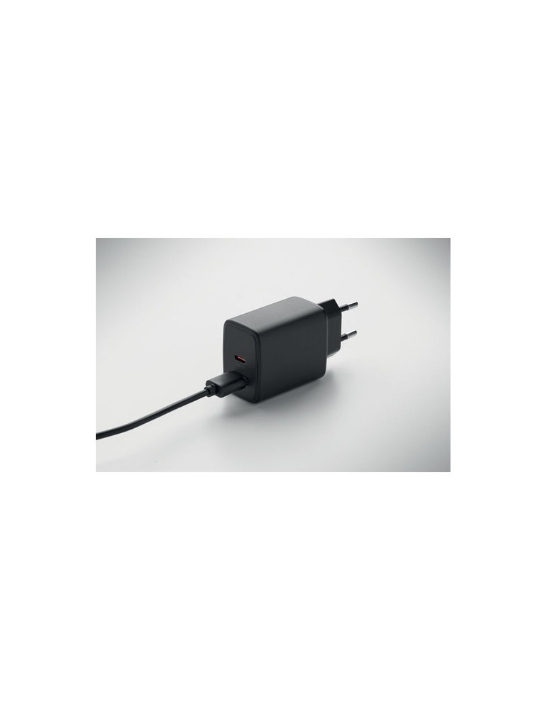 EXTEN Adaptateur/chargeur mural UE Couleurs : noir marquage laser ultra précis