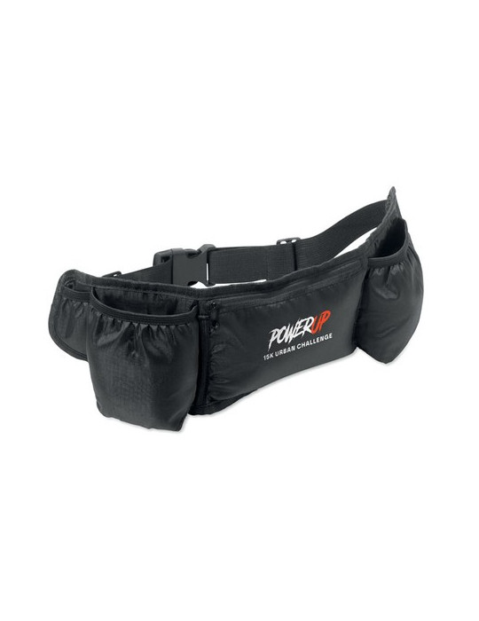 STEADY Sac de sport 420D RPET Couleurs : noir impression haute définition
