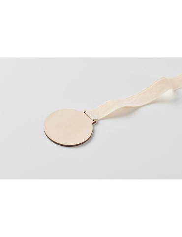 BEST Médaille en bois Couleurs : bois marquage laser ultra précis