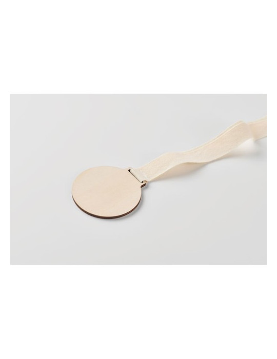 BEST Médaille en bois Couleurs : bois marquage laser ultra précis