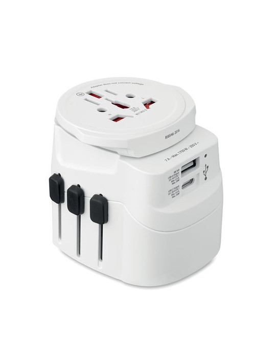 PRO LIGHT USB AC30 PD Adaptateur SKROSS® 30W Couleurs : blanc