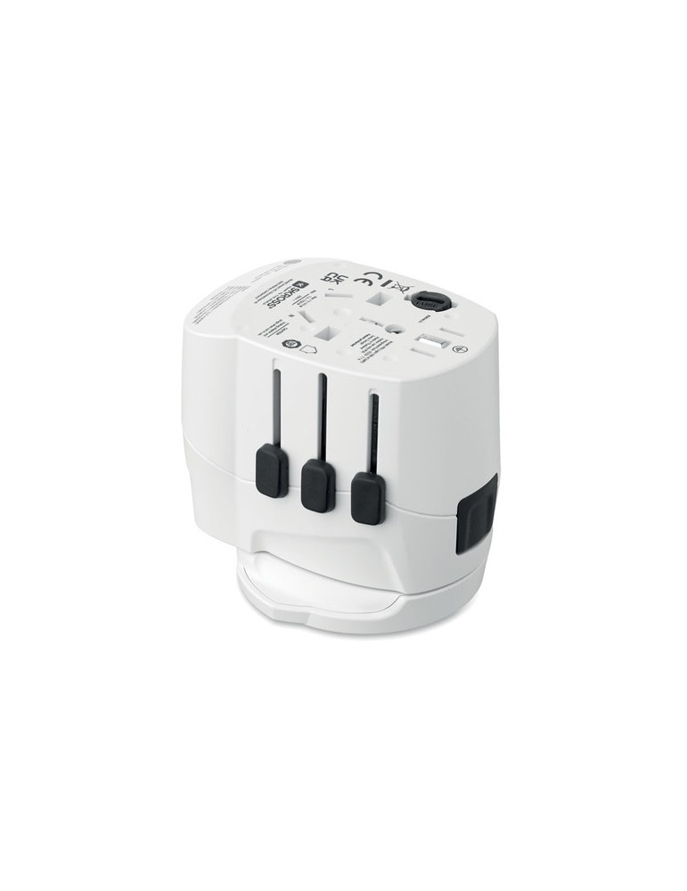 PRO LIGHT USB AC30 PD Adaptateur SKROSS® 30W Couleurs : blanc cadeau entreprise pas cher