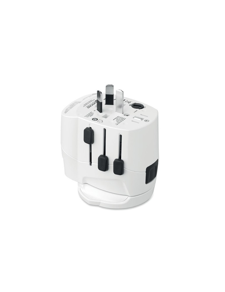 PRO LIGHT USB AC30 PD Adaptateur SKROSS® 30W Couleurs : blanc goodies publicitaire événementiel