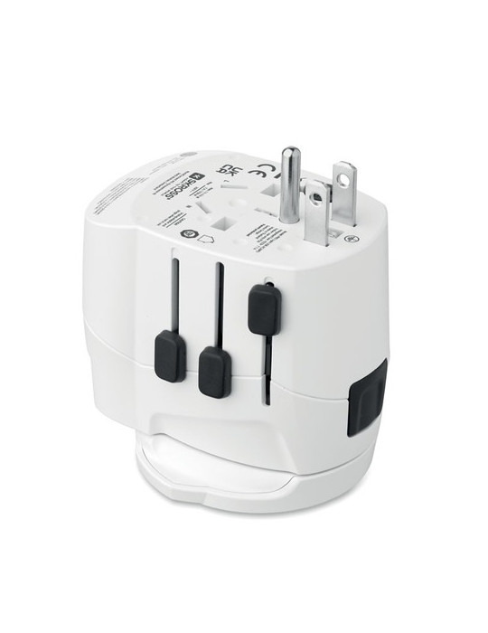 PRO LIGHT USB AC30 PD Adaptateur SKROSS® 30W Couleurs : blanc objet promotionnel éco-responsable
