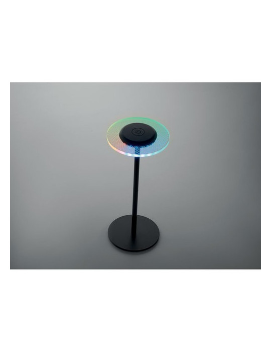 LOUNGE Lampe rechargeable en fer Couleurs : noir cadeau entreprise pas cher
