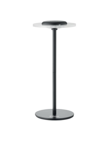 LOUNGE Lampe rechargeable en fer Couleurs : noir goodies publicitaire événementiel
