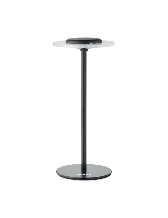 LOUNGE Lampe rechargeable en fer Couleurs : noir goodies publicitaire événementiel