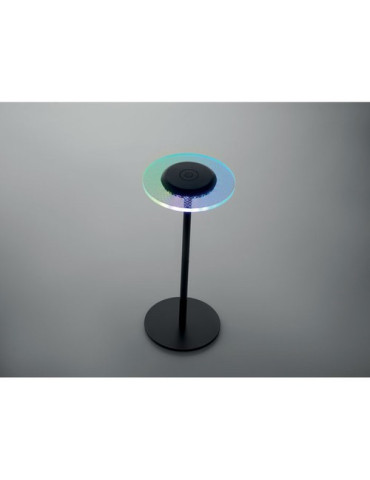 LOUNGE Lampe rechargeable en fer Couleurs : noir impression haute définition