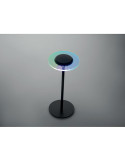 LOUNGE Lampe rechargeable en fer Couleurs : noir impression haute définition