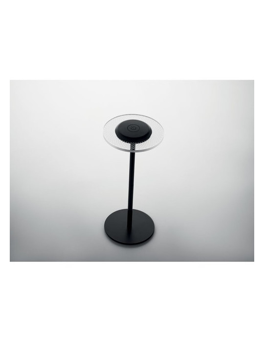 LOUNGE Lampe rechargeable en fer Couleurs : noir marquage laser ultra précis