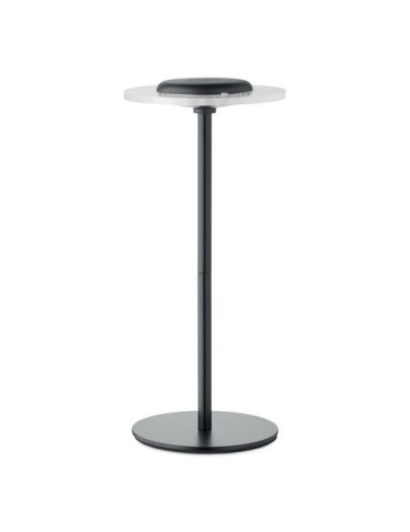 LOUNGE Lampe rechargeable en fer Couleurs : noir objet promotionnel éco-responsable