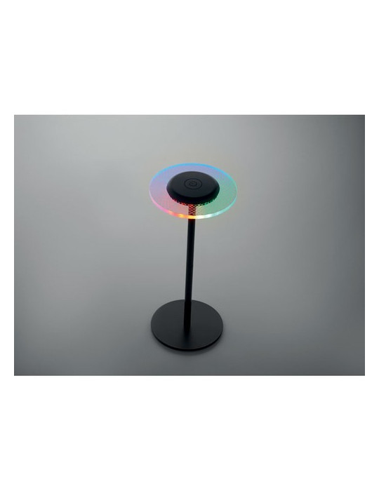 LOUNGE Lampe rechargeable en fer Couleurs : noir accessoire événementiel unique