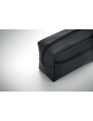 DOPPKIT Trousse de toilette 600D RPET Couleurs : noir cadeau entreprise pas cher