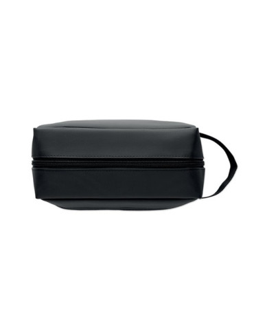 DOPPKIT Trousse de toilette 600D RPET Couleurs : noir impression haute définition