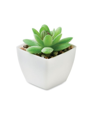ARTIGRAP Mini plante artificielle Couleurs : blanc