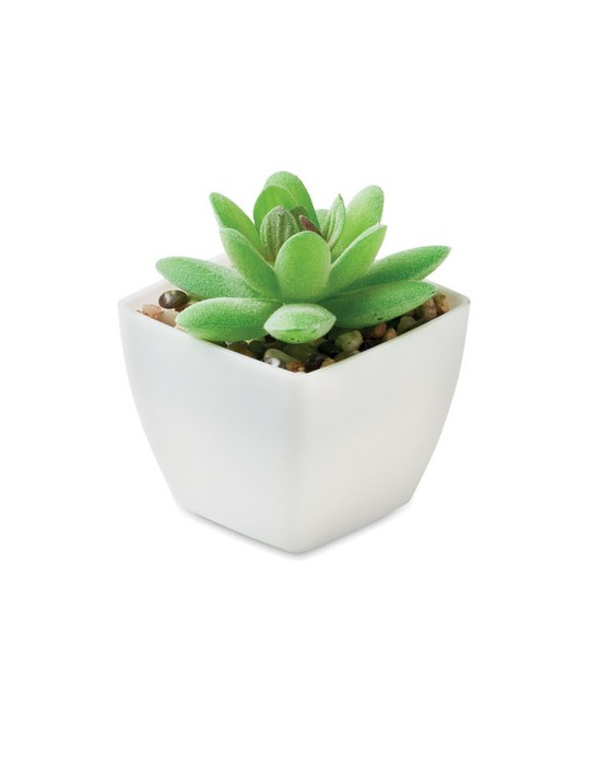 ARTIGRAP Mini plante artificielle Couleurs : blanc