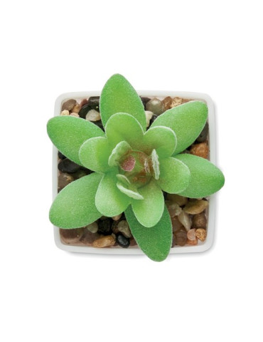 ARTIGRAP Mini plante artificielle Couleurs : blanc cadeau entreprise pas cher