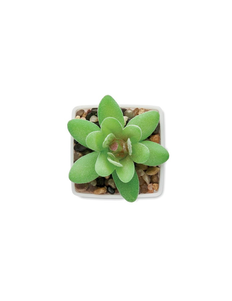 ARTIGRAP Mini plante artificielle Couleurs : blanc cadeau entreprise pas cher