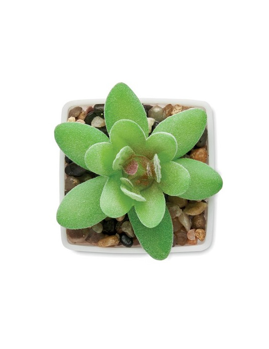 ARTIGRAP Mini plante artificielle Couleurs : blanc cadeau entreprise pas cher
