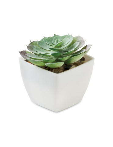 ARTIECHE Mini plante artificielle Couleurs : blanc