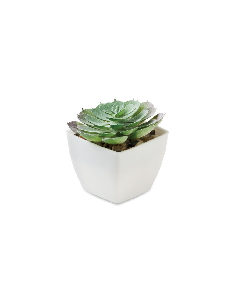 ARTIECHE Mini plante artificielle Couleurs : blanc