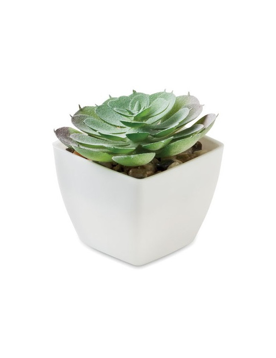ARTIECHE Mini plante artificielle Couleurs : blanc