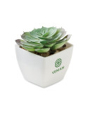 ARTIECHE Mini plante artificielle Couleurs : blanc goodies publicitaire événementiel