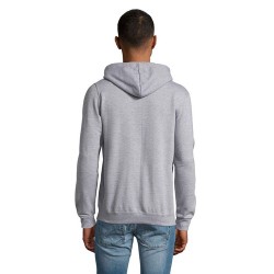 Hoodie Uni Personnalisé 260g - STONE Matières : coton Taille textile : XS Couleurs : gris chiné cadeau entreprise pas cher