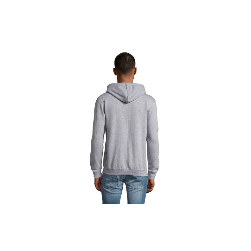 Hoodie Uni Personnalisé 260g - STONE Matières : coton Taille textile : XS Couleurs : gris chiné cadeau entreprise pas cher