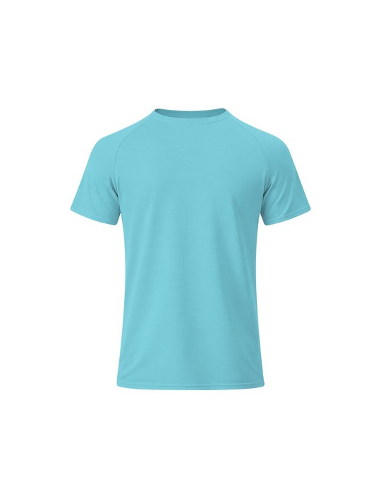 T-Shirt Enfant Cocker Matières : polyester Taille textile : 5/6 ans Couleurs : turquoise marquage couleur éclatante