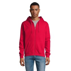 Hoodie Uni Personnalisé 260g - STONE Matières : coton Taille textile : XL Couleurs : rouge impression logo haute qualité