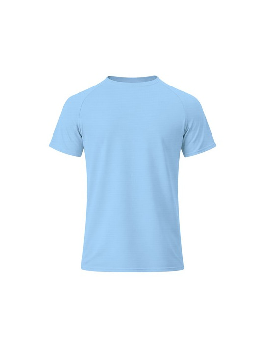 T-Shirt Enfant Cocker Matières : polyester Taille textile : 5/6 ans Couleurs : bleu clair impression haute définition