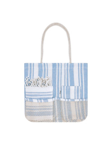 Set Bekoran Matières : coton Couleurs : bleu clair