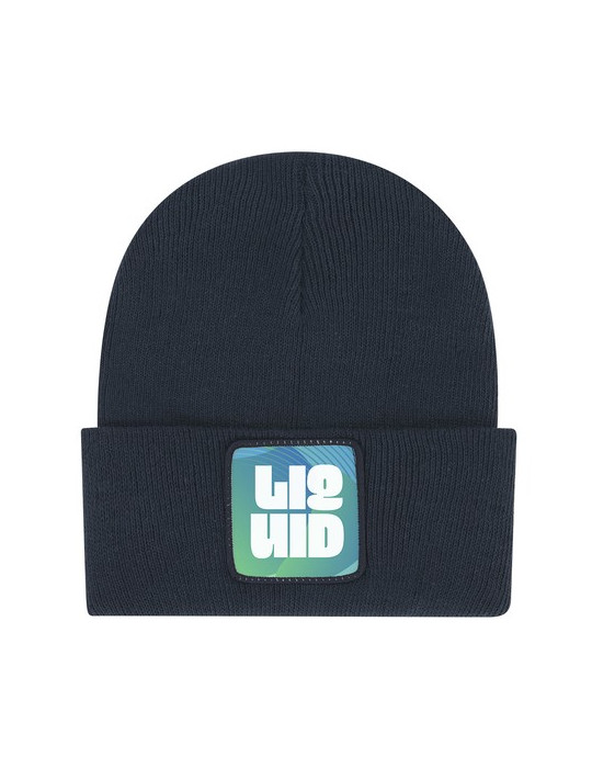 Bonnet Tigar Matières : acrylique Couleurs : noir objet promo petit budget