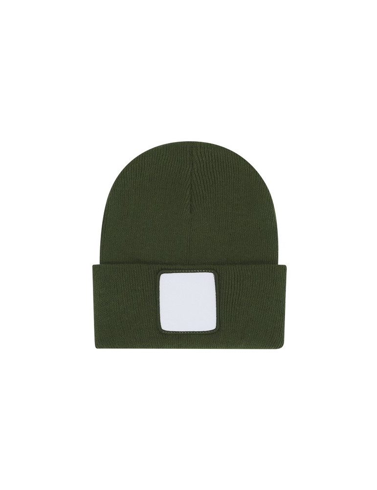 Bonnet Tigar Matières : acrylique Couleurs : vert foncé cadeau entreprise pas cher