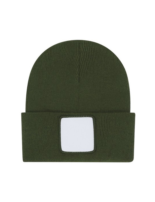 Bonnet Tigar Matières : acrylique Couleurs : vert foncé cadeau entreprise pas cher