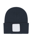 Bonnet Tigar Matières : acrylique Couleurs : bleu marine personnalisable avec votre logo