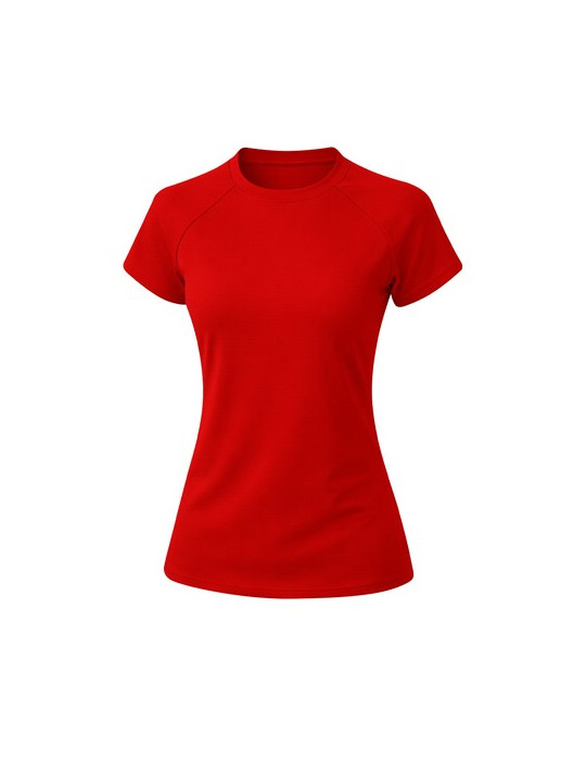 T-Shirt Femme Cocker Matières : polyester Taille textile : M Couleurs : rouge accessoire événementiel unique