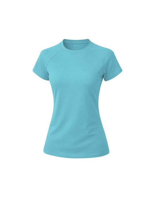 T-Shirt Femme Cocker Matières : polyester Taille textile : M Couleurs : turquoise personnalisation sur mesure