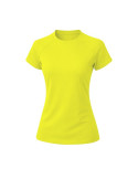 T-Shirt Femme Cocker Matières : polyester Taille textile : XL Couleurs : jaune fluo cadeau client original