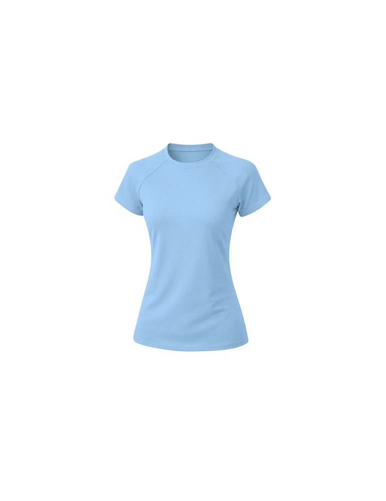 T-Shirt Femme Cocker Matières : polyester Taille textile : XL Couleurs : bleu clair personnalisation rapide en France