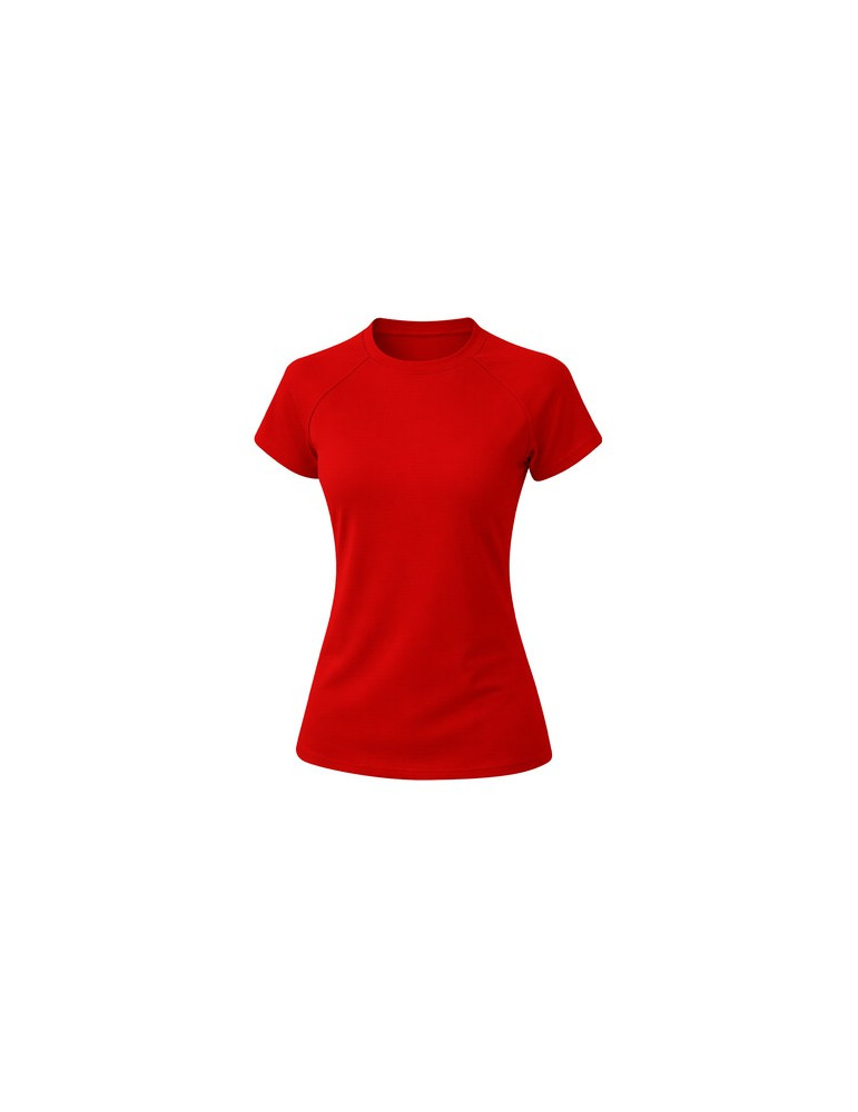 T-Shirt Femme Cocker Matières : polyester Taille textile : XXL Couleurs : rouge goodies publicitaire événementiel