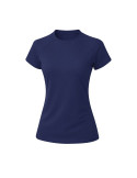 T-Shirt Femme Cocker Matières : polyester Taille textile : M Couleurs : bleu marine personnalisable avec votre logo