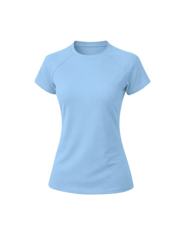 T-Shirt Femme Cocker Matières : polyester Taille textile : S Couleurs : bleu clair cadeau client original
