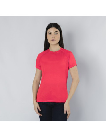 T-Shirt Femme Cocker Matières : polyester Taille textile : S Couleurs : rose fluo goodies personnalisé en stock