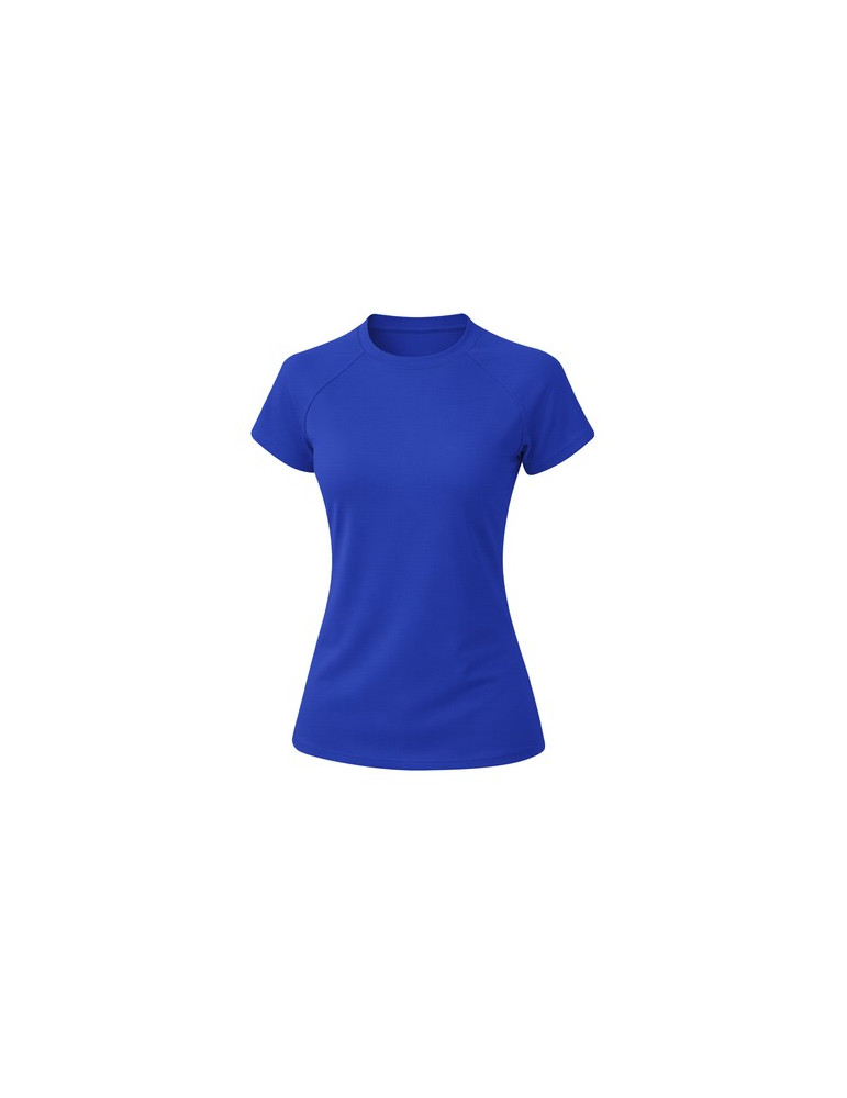 T-Shirt Femme Cocker Matières : polyester Taille textile : XL Couleurs : bleu objet publicitaire robuste