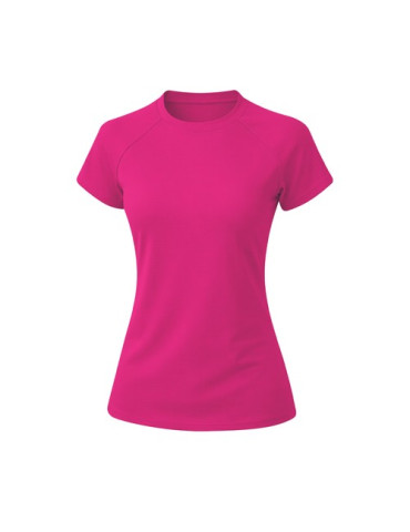 T-Shirt Femme Cocker Matières : polyester Taille textile : XXL Couleurs : fuchsia objet promotionnel éco-responsable