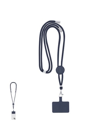 Lanyard Support Zaret Matières : polyester Couleurs : noir objet promotionnel éco-responsable 2