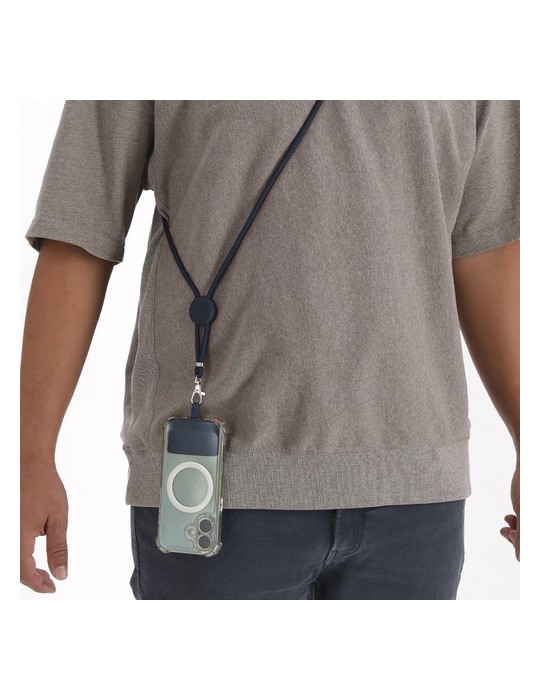 Lanyard Support Zaret Matières : polyester Couleurs : noir impression haute définition