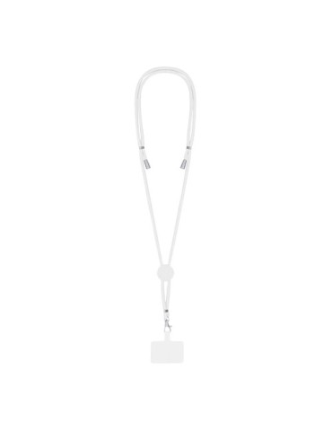 Lanyard Support Zaret Matières : polyester Couleurs : blanc impression haute définition